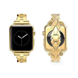 Watches Apple Watch Series 5 4 3 2 Band, Stainless Steel Strap Diamond shape, link bracelet wrist band,  38mm, 40mm, 42mm, 44mm - USA Fast Shipping