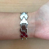 Watches Apple Watch Series 5 4 3 2 Band, Stainless Steel Strap Diamond shape, link bracelet wrist band,  38mm, 40mm, 42mm, 44mm - USA Fast Shipping