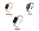 Watches Apple Watch Series 5 4 3 2 Band, Stainless Steel Strap Wrist Bracelet cuff 38mm, 40mm, 42mm, 44mm