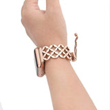 Watches Apple Watch Series 5 4 3 2 Band, Stainless Steel Strap Wrist Bracelet cuff 38mm, 40mm, 42mm, 44mm