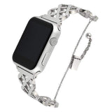 Watches Apple Watch Series 5 4 3 2 Band, Stainless Steel Strap Wrist Bracelet cuff 38mm, 40mm, 42mm, 44mm