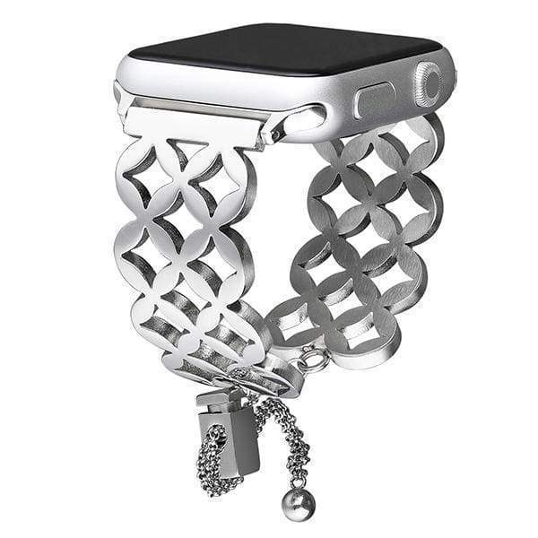 Watches Apple Watch Series 5 4 3 2 Band, Stainless Steel Strap Wrist Bracelet cuff 38mm, 40mm, 42mm, 44mm