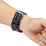 Watches Apple Watch Series 5 4 3 2 Band, Vintage Handmade Genuine Leather Strap Thread Bracelet 38mm, 40mm, 42mm, 44mm