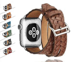 Watches Leather Loop For Apple watch band 44mm/ 40mm/ 42mm/ 38mm iWatch strap Series 1 2 3 4 wrist bands Bracelet belt Double Tour watchband, USA Fast Shipping