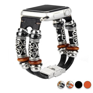 Watches Mix / 38mm / 40mm Apple Watch Series 5 4 3 2 Band, Handmade Bohemian Genuine Leather band 38mm, 40mm, 42mm, 44mm