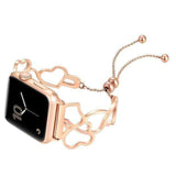 Watches Rose Gold B / 38mm/40mm Apple watch band cuff , Stainless Steel Strap Bracelet 44mm/ 40mm/ 42mm/ 38mm  iwatch Series 1 2 3 4