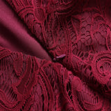 Knee Length Elegant Lace Women Dress V-Neck Sleeveless Summer Casual Robe Femme High Waist A-Line Vintage Dress