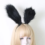 Lovely Bunny Ears Cosplay Hair Hoop Women Headband Makeup Head Band for Easter Halloween Cosplay Hair Accessories