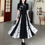 Chinese Style Summer Fancy Dress Modified Cheongsam