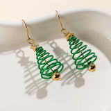 Creative Christmas Tree Earrings For Women Girls New Alloy Earrings Jewelry Happy New Year Festival Party Gifts