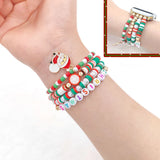 Handmade Strap for Apple Watch Ultra 2 Band 49mm 44mm 40mm 42mm 38mm Luxury Bracelet Iwatch Series 9 8 7 6 5 4 3 Se 41mm 45mm
