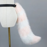 Fox Wolf Dog Tail Costume Furry Tail Cosplay Party Costume Masquerade Halloween Party Costume Accessories