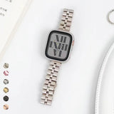 For Women Stainless Steel Watch Strap For Apple Watch Band 44mm 40mm 8/7SE/6/5/4/3/2/1 Metal iwatch Ultra Series 49mm 38mm 42mm