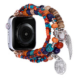 National Style Women Strap For Apple watch band 44mm 40mm 45mm 41mm 42mm 38mm 49mm bracelet iWatch series 9 7 se 3 6 4 5 Ultra 8