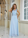 Ruched Lace Chiffon Formal Evening Dress Elegant Beading Party Gown