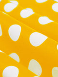 Two Tone Patchwork Polka Dot Vintage Summer A-Line Dress Women Off Shoulder Short Sleeve Dresses Party Elegant