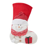 1pc Christmas Stockings Santa Claus Sock Xmas Gift For Kids Snowman Candy Bags Christmas Tree Ornament Decoration