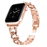 Stainless Steel Strap for Apple Watch 6 4 Se 7 Band 44mm 42mm 45mm 41mm Metal Bracelet for iWatch Series 5 40mm Strap Band Belt