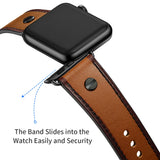 Crazy horse strap For Apple watch band 45mm/41mm 44mm 40mm iWatch 42mm 38mm watchband bracelet for Apple watch band 5 4 3 se 6 7