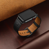 Leather Strap For Apple watch band 44mm 40mm 45mm 49mm 41mm 45 mm correa Cowhide Bracelet iWatch series 8 9 3 se 5 4 6 7 Ultra 2
