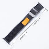 Nylon Strap for Apple Watch Ultra 2 Band 49mm 44mm 45mm 42mm 40mm 41mm 38mm Sport Straps Iwatch Series 9 8 7 SE 9 6 5 4 Bracelet