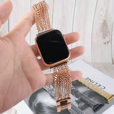 Stainless Steel Strap for Apple Watch Band Series Ultra 8 7 6 SE 5 4 Chain Watchband Bracelet for apple watch 49mm accessories