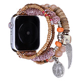 National Style Women Strap For Apple watch band 44mm 40mm 45mm 41mm 42mm 38mm 49mm bracelet iWatch series 9 7 se 3 6 4 5 Ultra 8