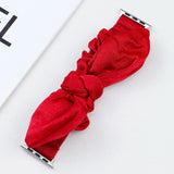Women Scrunchie Elastic Strap for Apple Watch Ultra2 49mm 40mm 44mm 45mm 38/42mm Belt for IWatch 5 6 7 8 SE 4 Butterfly Bracelet