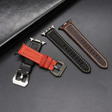 Leather Strap for Apple Watch Ultra Band 49mm 45mm 41mm 44mm 40mm 42mm 38mm Fashion Bracelet Iwatch Series 8 7 6 5 4 3 SE Correa