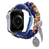 National Style Women Strap For Apple watch band 44mm 40mm 45mm 41mm 42mm 38mm 49mm bracelet iWatch series 9 7 se 3 6 4 5 Ultra 8