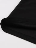 Square Neck Black Bodycon Belted Summer Tank Dress Vintage Women Sleeveless Slim Fit Elegant Pencil Dresses