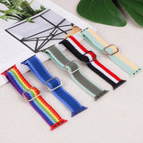 Braided Loop Strap For Apple watch Band Ultra 49mm 44mm 40mm 45mm 41mm 42mm 38mm Elastic Solo bracelet for iWatch series 8 7 6