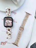Resin watch strap for apple watch band 40mm 44mm 38mm 42mm Fashion Bracelet for iwatch 7 6 series 5 4 3/2/1 45 mm 41mm  correa