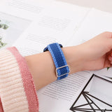 Braided Loop Strap For Apple watch Band Ultra 49mm 44mm 40mm 45mm 41mm 42mm 38mm Elastic Solo bracelet for iWatch series 8 7 6