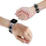 Jewelry strap for Apple Watch band 44mm 45mm 49mm 40mm 41mm 42mm 38mm 44 mm correa for iwatch Ultra 2 series 9 8 7 6 5 4 3 belts