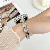 Diamond Metal Strap For apple watch band 44mm 40mm 45mm 41mm women bracelet iwatch series 9 5 4 SE 6 7 8 Ultra 2 49mm 38mm/42mm