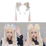 Chinese Style Cat Ears Headband Cute Amusement Park Party Hair Decors for Girls