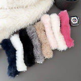 Korean Warm Plush Strap For Apple Watch Band Ultra 49 41/45 38/42 40/44mm Girls Elastic Loop Bracelet iWatch Series 9 8 7 6 4 SE
