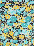 Multicolor Floral Elegant Vacation Outfits for Women Halter Neck Vintage 50s Fit and Flare Backless Party Sexy Dress