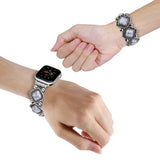 Jewelry strap for Apple Watch band 44mm 45mm 49mm 40mm 41mm 42mm 38mm 44 mm correa for iwatch Ultra 2 series 9 8 7 6 5 4 3 belts