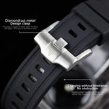 Transparent Modification Kit For Apple Watch 49mm Ultra Luxury Glacier Case Rubber Band IWatch Series 8 7 6 SE 45mm 44mm Mod KIT