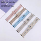 No Gaps Strap for Apple Watch Band Ultra 49mm 45mm 44mm 42mm 41mm 40mm 38mm Fashion Soft Silicone Bracelet IWatch 8 7 6 SE 5 4 3