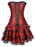 Halloween Steampunk Floral Corset Dress