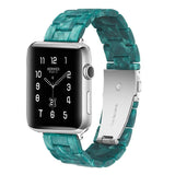 Matte Green Resin Band For Apple Watch
