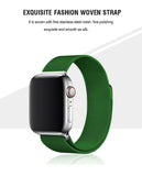 Green Milanese Apple Watch Band