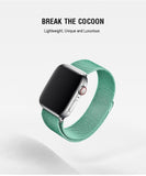 Teal Green Milanese Apple Watch Band