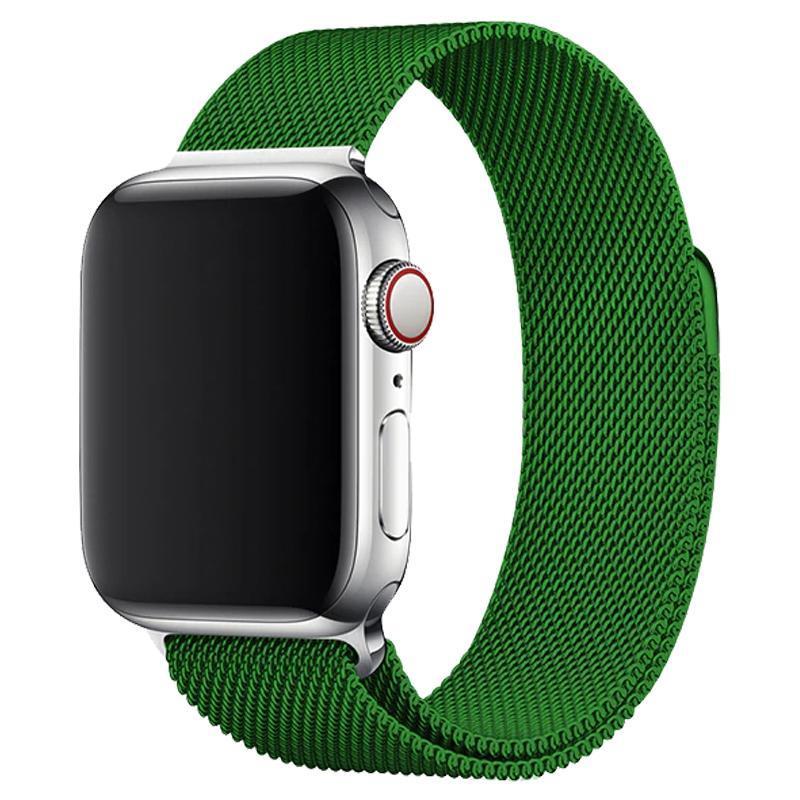 Green Milanese Apple Watch Band