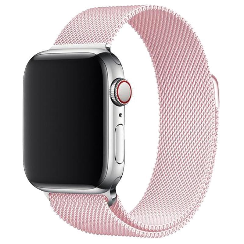 Light Pink Milanese Apple Watch Band