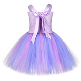 Baby Girls Party Dress Little Mermaid Princess Dress Kids Cosplay Costume Tutu Girls Dresses Ball Gown