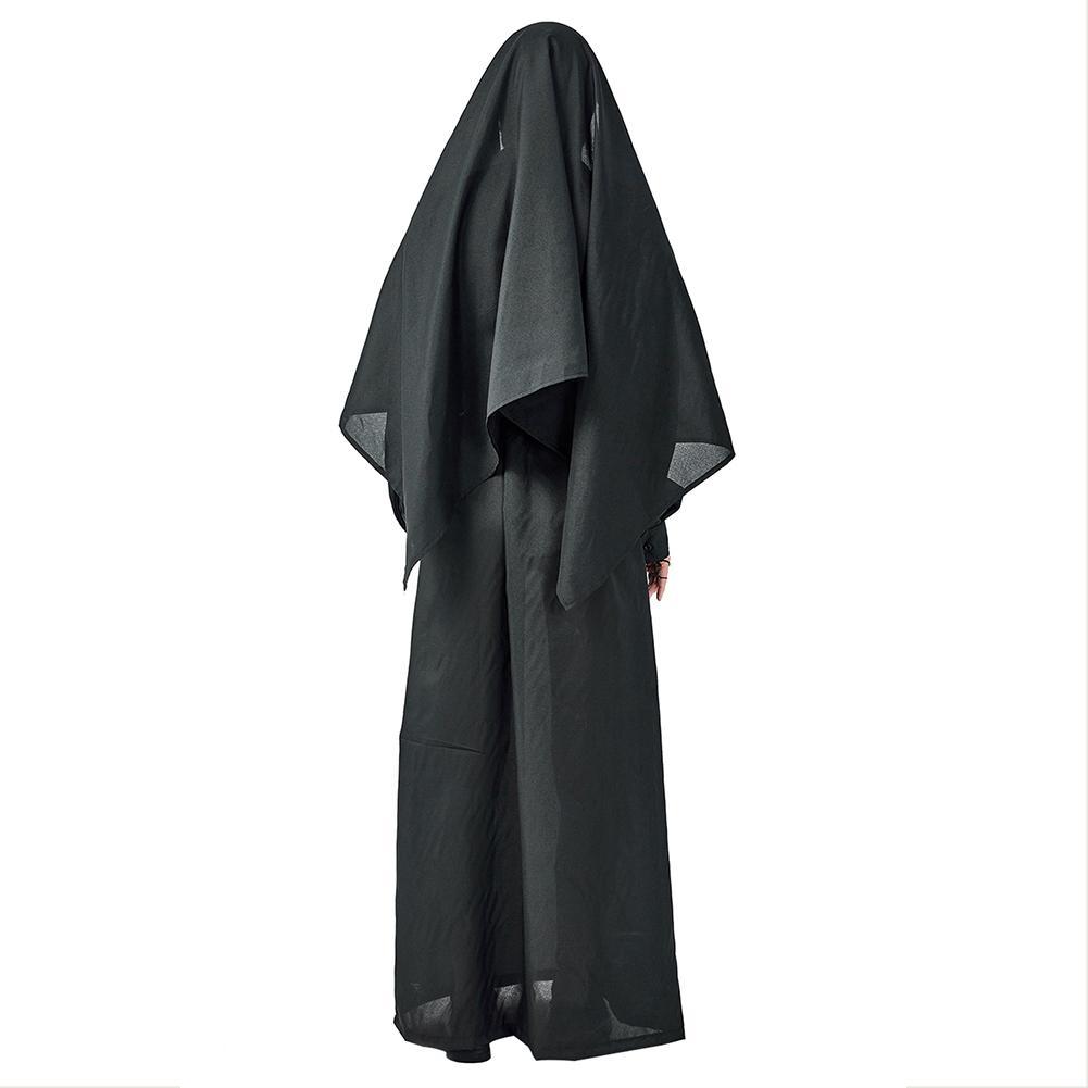 Halloween Cosplay Horror Bloody Nun Pastor Uniform Missionary Clothing Irregular Long Skirt Zombie Costumes